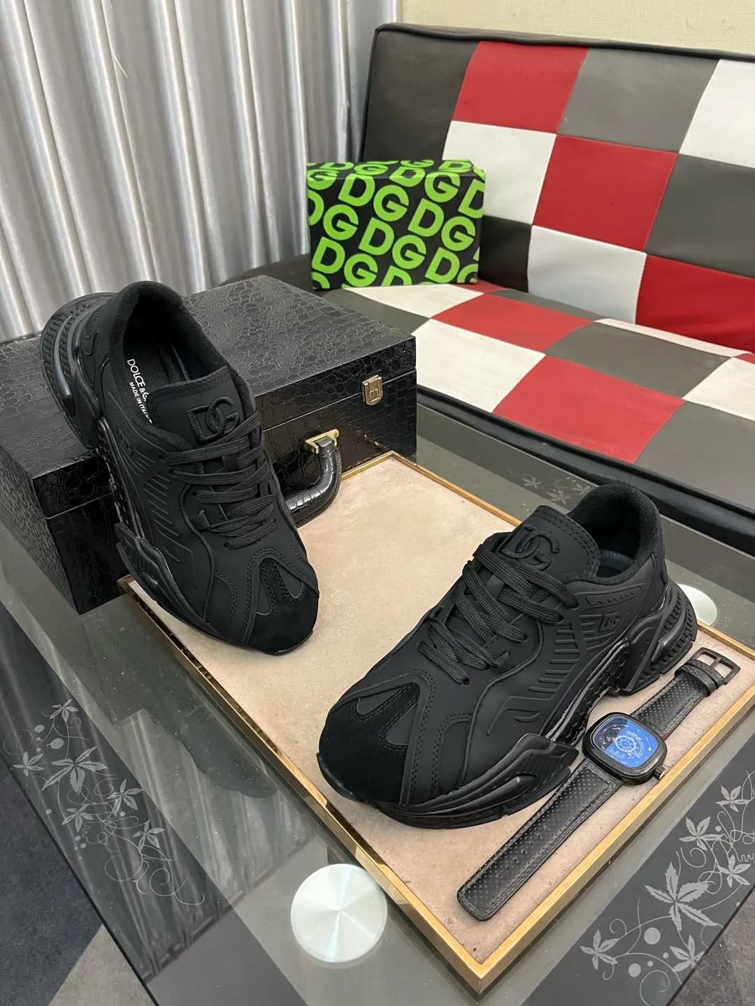 Men's men's shoes💰560⌚️⌚️DG "Dolce & Gabbana" low-top casual shoes Regular size: 35-46 Product material: Upper imported cowhide stitching fabric, breathable lining, original outsole